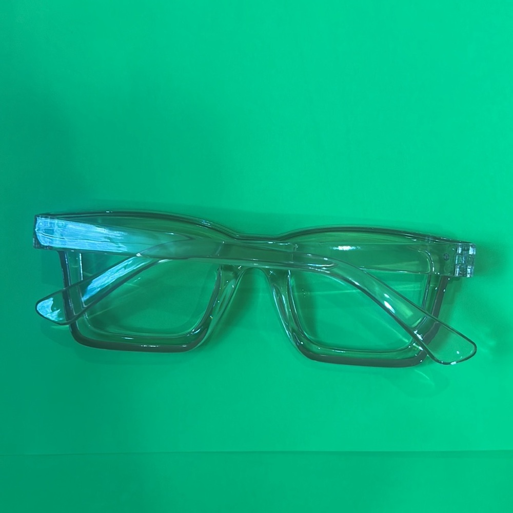 Stylish Tan Square Frame Glasses - Picture 4 of 7